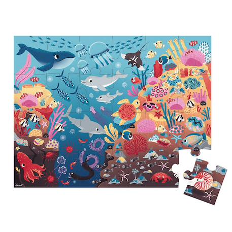 Puzzle magique l'océan 24 pièces Multicolore 3 - vertbaudet enfant 