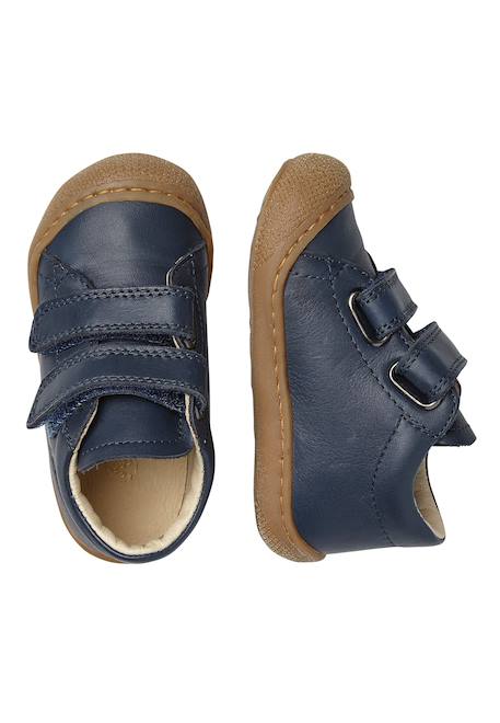 Chaussures en cuir cocoon vl Bleu-bleu ciel-+Bleu-marron-+Caramel-+Jaune-+Marine-+Marron-beige+Vert clair-+Vert-marron- 25 - vertbaudet enfant 