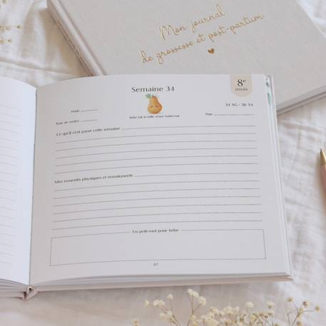 Journal de grossesse et post-partum Beige 6 - vertbaudet enfant 