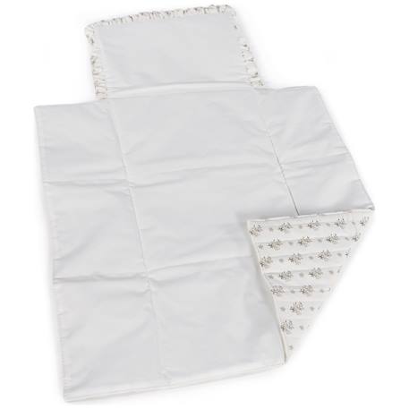 Tapis à langer botton fleurs Beige 3 - vertbaudet enfant 