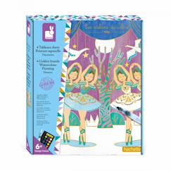Kit créatif peinture aquarelle tableaux dorés danseuses  - vertbaudet enfant