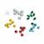 Sequins à coller dragons MULTICOLORE 3 - vertbaudet enfant 