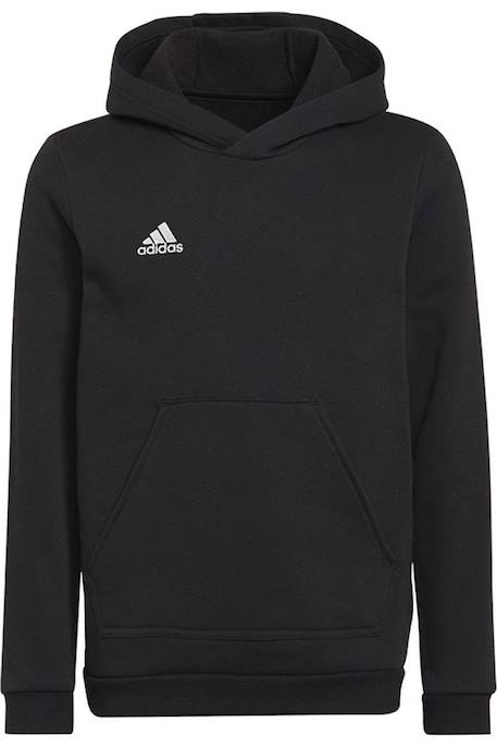 Sweat à capuche - Coton - Entrada 22 Noir+Rouge 1 - vertbaudet enfant 