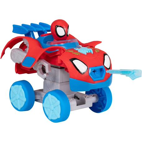 Véhicule Spidey et ses incroyables amis Marvel - spiderman mech web crawler Rouge et bleu 4 - vertbaudet enfant 