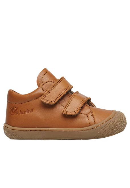 Chaussures en cuir cocoon vl Bleu-bleu ciel-+Bleu-marron-+Caramel-+Jaune-+Marine-+Marron-beige+Vert clair-+Vert-marron- 28 - vertbaudet enfant 