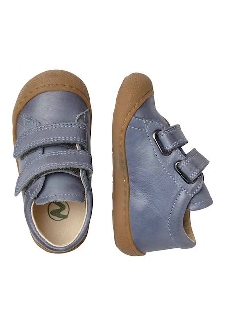 Chaussures en cuir cocoon vl Bleu-bleu ciel-+Bleu-marron-+Caramel-+Jaune-+Marine-+Marron-beige+Vert clair-+Vert-marron- 4 - vertbaudet enfant 