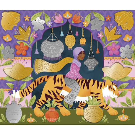 Stickers en métal à repousser bollywood MULTICOLORE 5 - vertbaudet enfant 