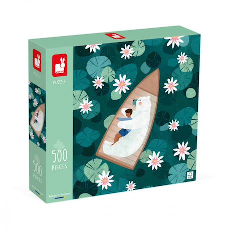 Puzzle 500 pièces les nénuphars Vert 1 - vertbaudet enfant 
