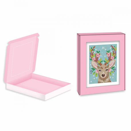 Peinture diamant cerf MULTICOLORE 6 - vertbaudet enfant 