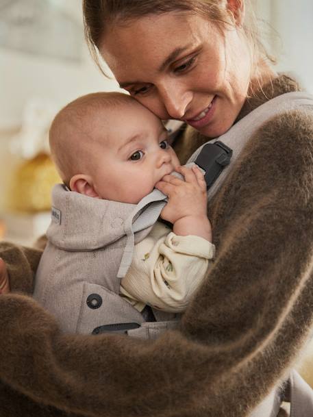 Porte-Bébé Harmony tissé chiné beige 3 - vertbaudet enfant 