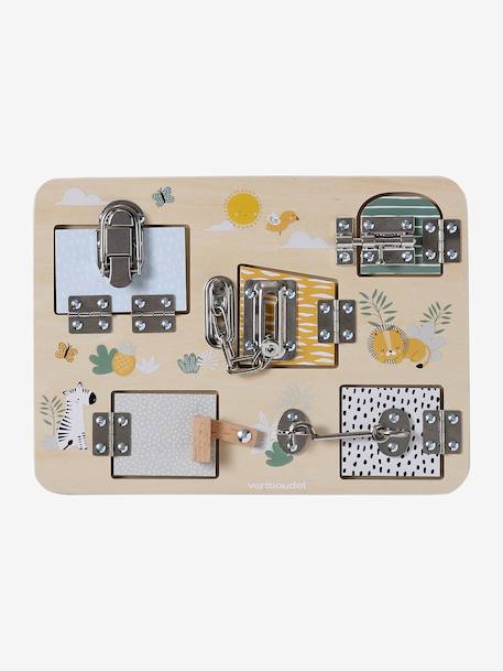 Planche des verrous 2 en 1 en bois FSC® bois 4 - vertbaudet enfant 