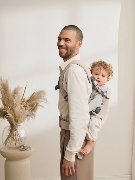 Porte-Bébé Harmony tissé chiné beige 7 - vertbaudet enfant 