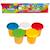 Coffret de pâte à modeler 5 couleurs Multicolore 1 - vertbaudet enfant 