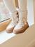 Baskets enfant fille synthétique fourrées camel 1 - vertbaudet enfant 