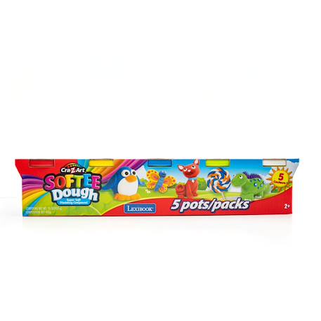 Coffret de pâte à modeler 5 couleurs Multicolore 4 - vertbaudet enfant 