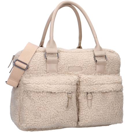 Sac à langer sherpa léopard Caramel, noir+Ecru 7 - vertbaudet enfant 