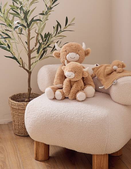 Fluffy vache 40cm Beige 2 - vertbaudet enfant 