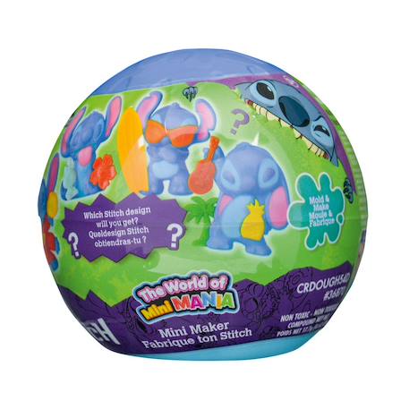 Balle mini mania stitch figurines à modeler Multicolore 1 - vertbaudet enfant 