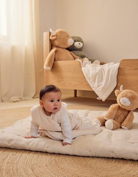 Fluffy vache 40cm Beige 3 - vertbaudet enfant 