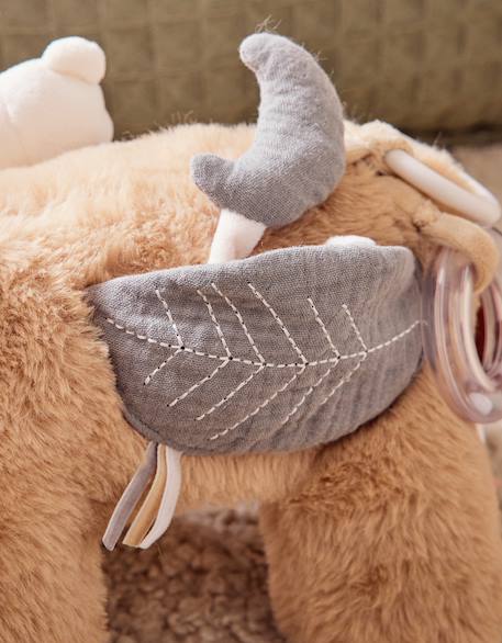 Peluche d'activités - fluffy cow Beige 6 - vertbaudet enfant 