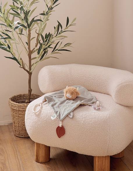 Doudou d'activités – fluffy cow Beige 2 - vertbaudet enfant 