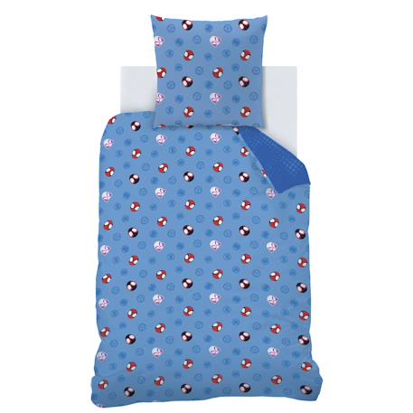 Parure de lit imprimée 100% coton, spidey little Bleu 4 - vertbaudet enfant 