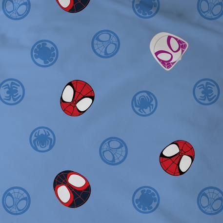 Parure de lit imprimée 100% coton, spidey little Bleu 5 - vertbaudet enfant 