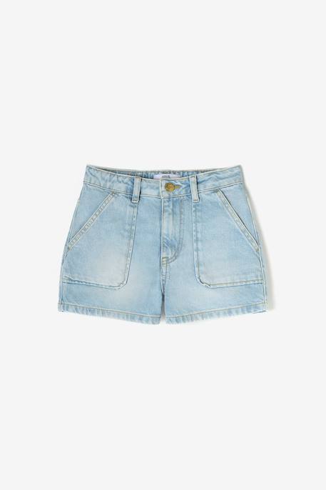 Short en jeans loua Blue 1 - vertbaudet enfant 
