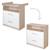 Chambre bébé évolutive complète avec soft-close CABANE Blanc - chêne 4 - vertbaudet enfant 