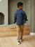 Pantalon slim velours garçon bordeaux+CAMEL 14 - vertbaudet enfant 