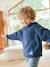 Sweat à capuche en polaire garçon bleu ardoise 1 - vertbaudet enfant 