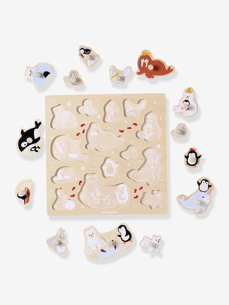 Puzzle boutons BANQUISE en bois FSC® bois 2 - vertbaudet enfant 