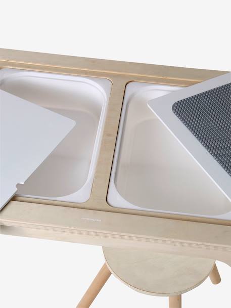 Table de dessin et briques de construction en bois FSC® blanc 15 - vertbaudet enfant 