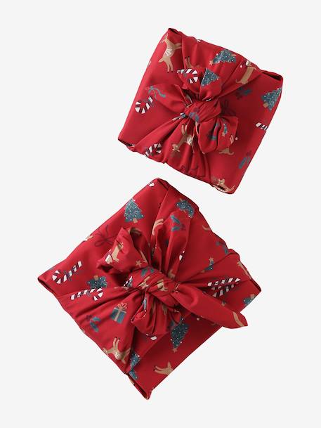 Lot 2 furoshikis rouge 5 - vertbaudet enfant 