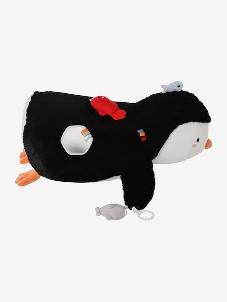 Grande peluche d'activités pingouin BANQUISE blanc 10 - vertbaudet enfant 