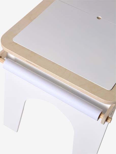 Table de dessin et briques de construction en bois FSC® blanc 14 - vertbaudet enfant 