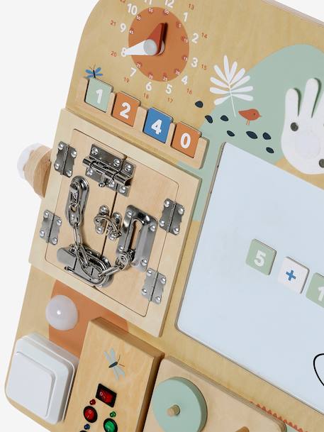 Planche d'apprentissage multi activités en bois FSC® bois 13 - vertbaudet enfant 