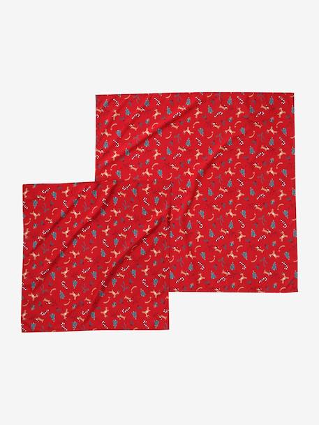 Lot 2 furoshikis rouge 4 - vertbaudet enfant 