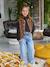 Gilet sans manches fille en sherpa écru+marron 11 - vertbaudet enfant 