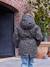 Parka fille à capuche romantique marine+vert 10 - vertbaudet enfant 