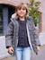 Parka fille à capuche romantique marine+vert 2 - vertbaudet enfant 