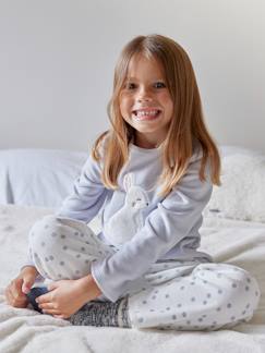 -Pyjama fille velours lapin 