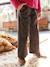 Pantalon fille large imprimé Fleurs multicolore+Léopard beige+vanille+Zébré chocolat 17 - vertbaudet enfant 