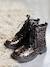 Bottines enfant fille vernies synthétique zippées noir+noir imprimé 7 - vertbaudet enfant 