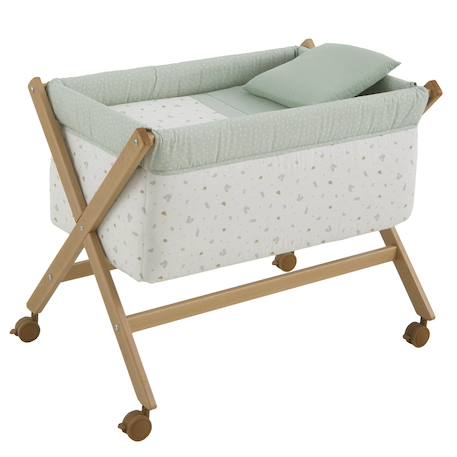 Berceau en bois Green/natural+Green/white+Grey/natural+Grey/white 1 - vertbaudet enfant 