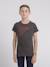 T-shirt col rond pur coton jouancy garçon Gris clair+Gris fonce 5 - vertbaudet enfant 