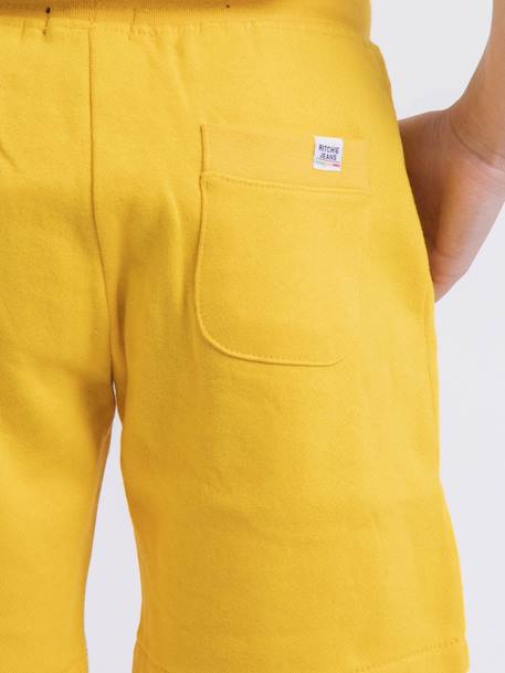 Bermuda molleton bidmin garçon Bleu royal+Jaune+Rouge+Vert 7 - vertbaudet enfant 
