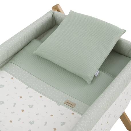 Berceau en bois Green/natural+Green/white+Grey/natural+Grey/white 2 - vertbaudet enfant 