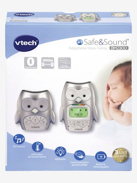 Babyphone Hibou Family - BM 2300 - VTECH gris 3 - vertbaudet enfant 