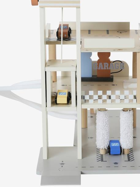 Garage 3 niveaux avec ascenseur en bois FSC® blanc 9 - vertbaudet enfant 